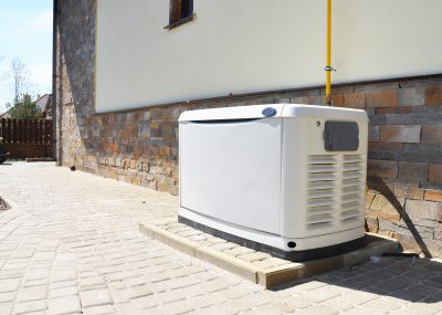 Generator Installed Near a Home